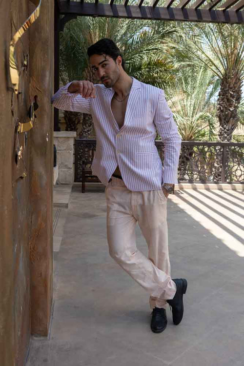 MYSTIC MIRAGE - Sophisticated Summer Blazer &amp; Chino Combo