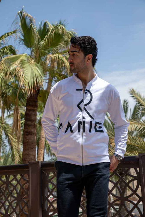 MYSTIC MIRAGE - Stylish Graphic Zip-Up Hoodie