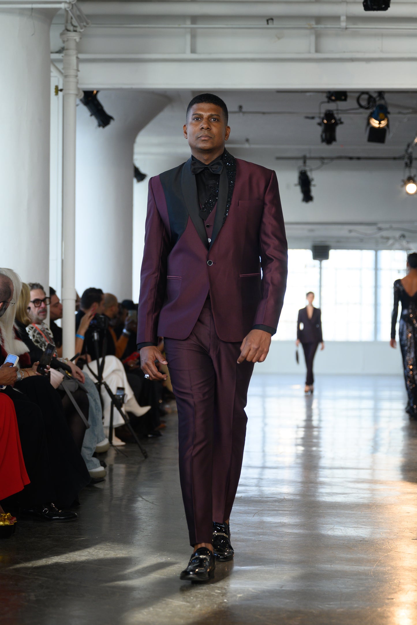 Burgundy Tuxedo