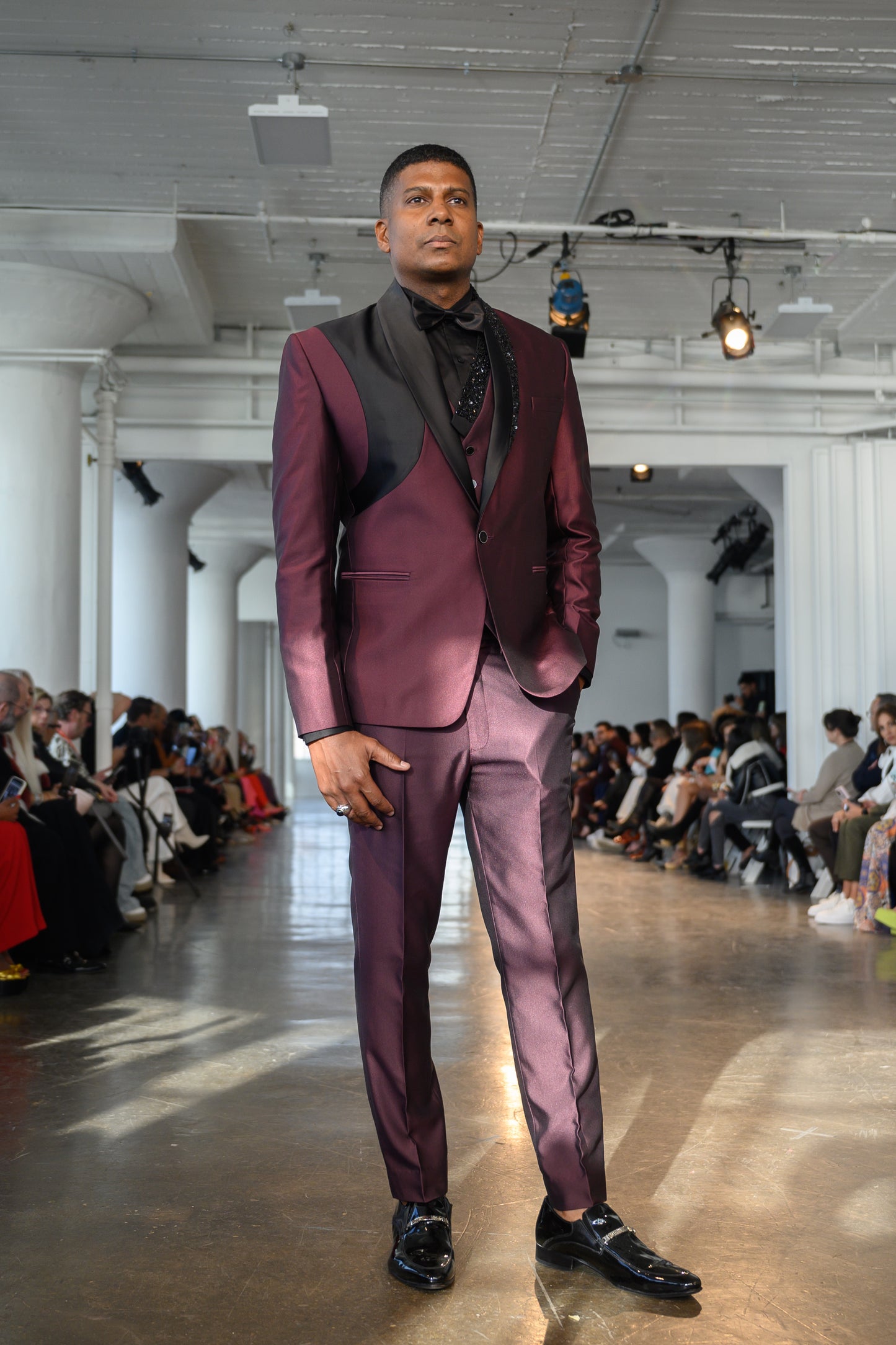 Burgundy Tuxedo