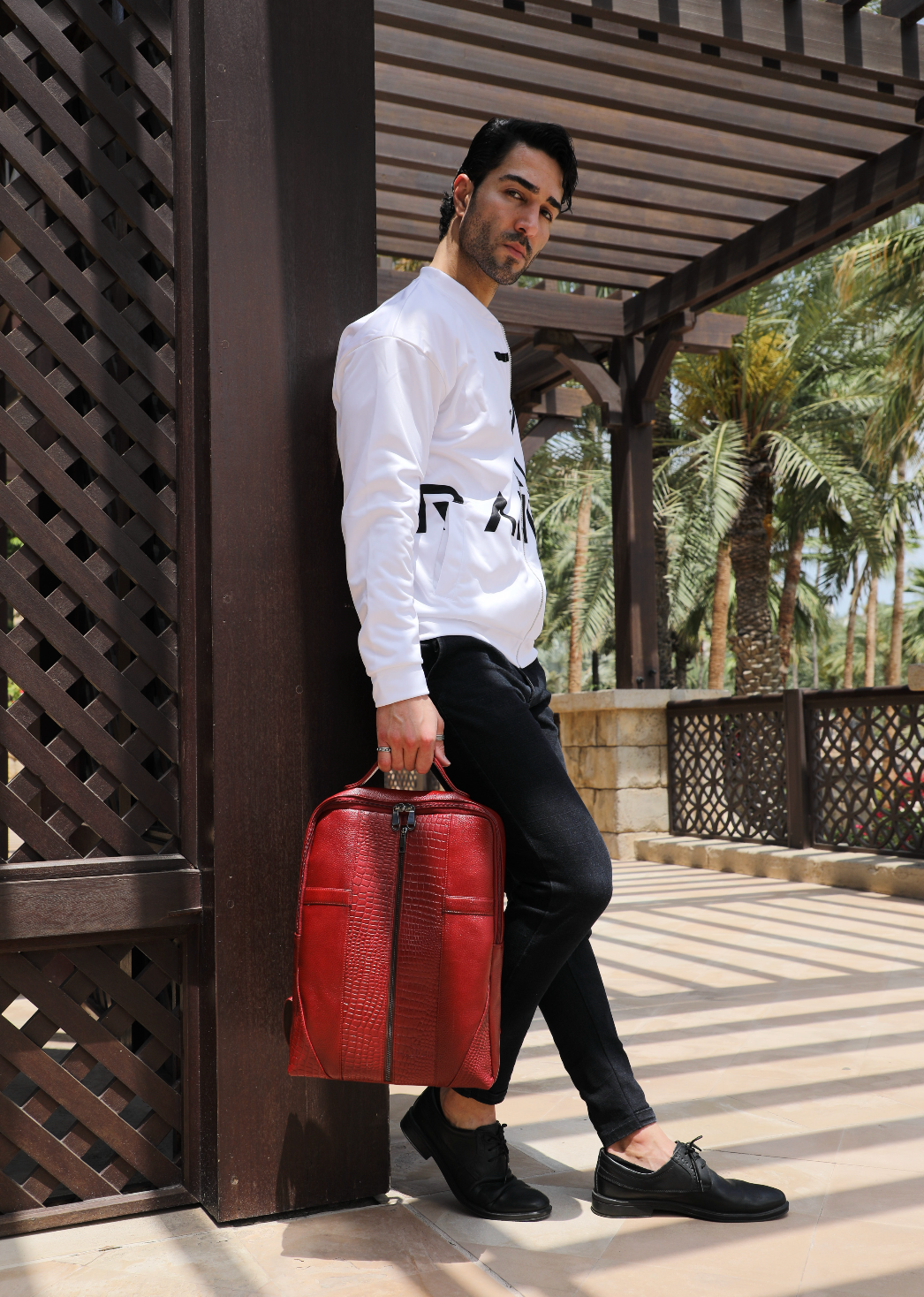 Red Sophisticated Backpack