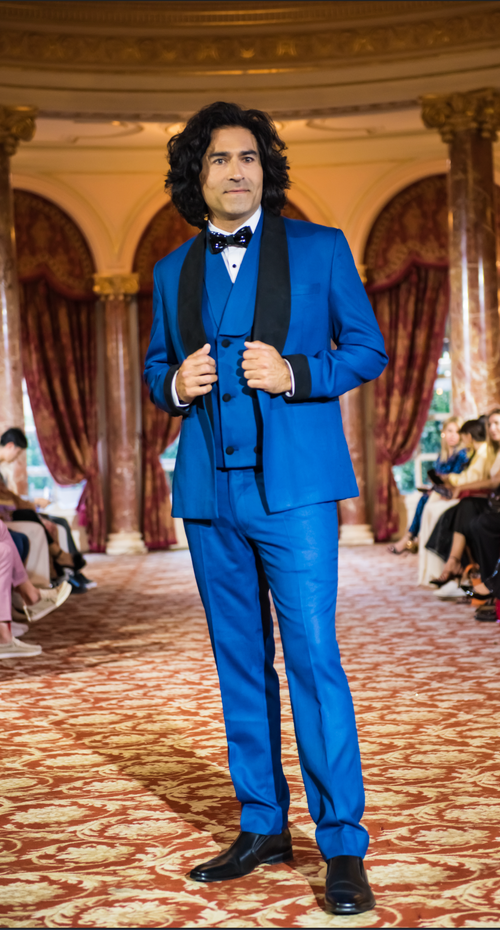 Mystic Mirage - Men Azul Celeste Suit