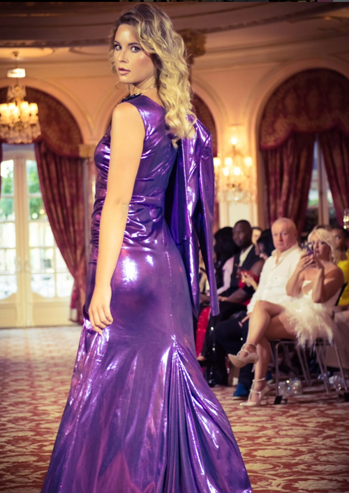 Mystic Mirage - Women Purple Royalty Dress