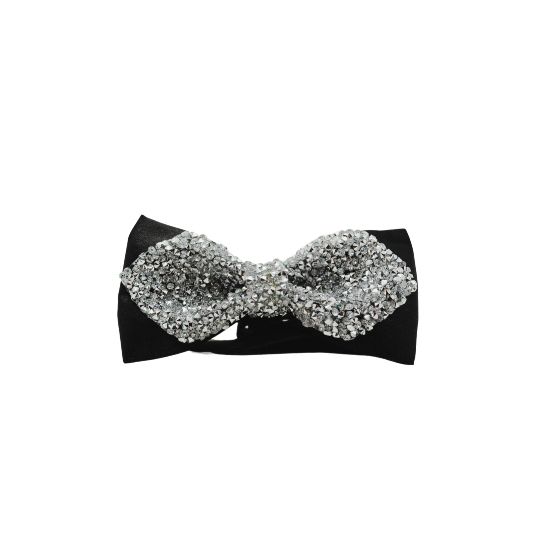 Ranie Bowtie Black Silver